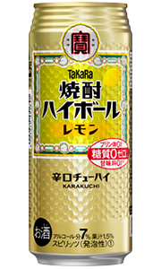 他サイト： 【送料無料 一部地域】 タカラ 焼酎ハイボール レモン 500ml 缶 × 24本 1ケースの商品画像