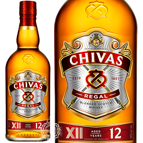 他サイト： シーバスリーガル 12年 ブレンデッド スコッチ ウイスキー 40度 700ml 瓶 【正規品】【箱なし】の商品画像