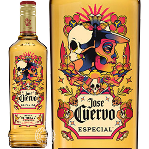 他サイト： 【“死者の日”限定デザイン】クエルボ エスペシャル レポサド テキーラ ホセ・クエルボ社 40度 750ml 瓶 【正規品】 【の商品画像
