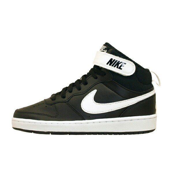 ナイキ Nike Court Borough Mid 2 Cd77 010 ナイキ コート バーロウ ミッド 黒白 スニーカー ジュニア レディースの通販はau Pay マーケット クリックマーケット Au Payマーケット店