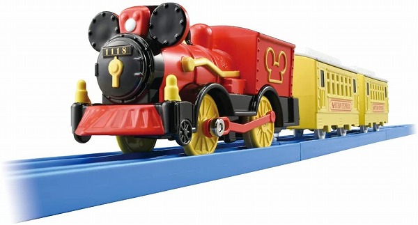 他サイト： 4904810199885:プラレール S−13 ミッキーマウス ポッポーきかんしゃ【新品】 タカラトミー 車両 本体の商品画像