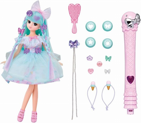 他サイト： 4904810903123:リカちゃん キラっとカラチェン ジェラートリカちゃん【新品】 (リカちゃん人形 着せ替え人形 女の子の商品画像