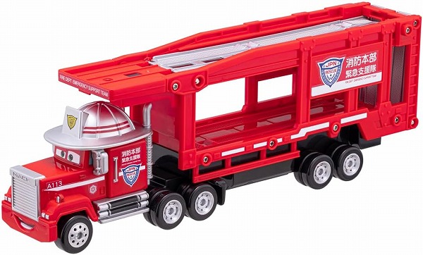 他サイト： 4904810937951:トミカ 現場へ急行!レスキューキャリアカー マック【新品】 カーズ  ミニカー TOMICAの商品画像