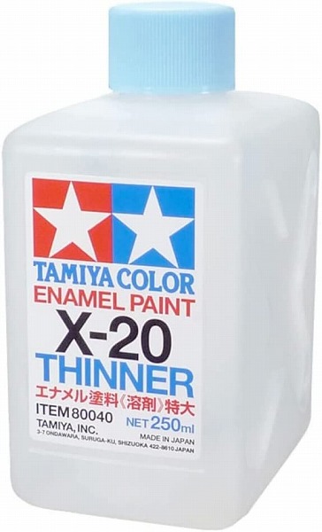 他サイト： 4950344067510:タミヤカラーエナメル X-20 エナメル溶剤 特大 250ml【新品】  塗料 エナメル塗料 TAMの商品画像