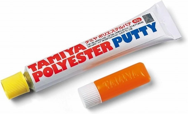 他サイト： 4950344076567:タミヤ タミヤ ポリエステルパテ (40g) 87097【新品】仕上げ材 素材 TAMIYAの商品画像