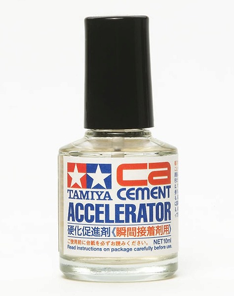 他サイト： 4950344076598:タミヤ 硬化促進剤(瞬間接着剤用) 模型用接着剤 10ml 87138【新品】仕上げ材 素材 TAMの商品画像