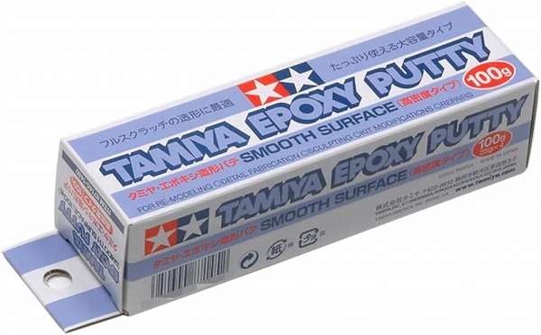 他サイト： 4950344076628:タミヤ タミヤ・エポキシ造形パテ(高密度タイプ)100g【新品】仕上げ材 素材 TAMIYAの商品画像