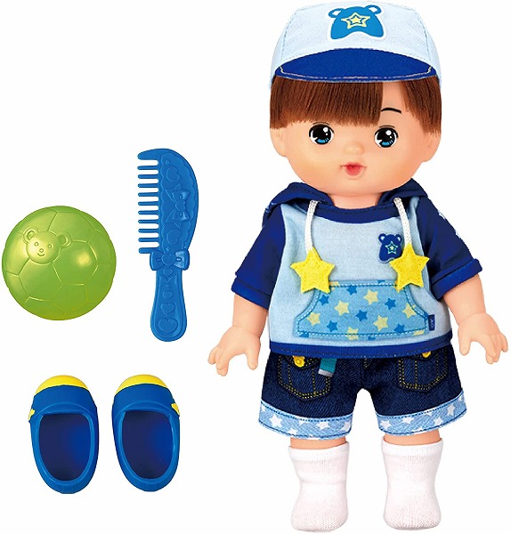 他サイト： 4977554515594:お人形セット あおくん(2022年発売モデル)【新品】 パイロットインキ  メルちゃん (着せ替え人の商品画像