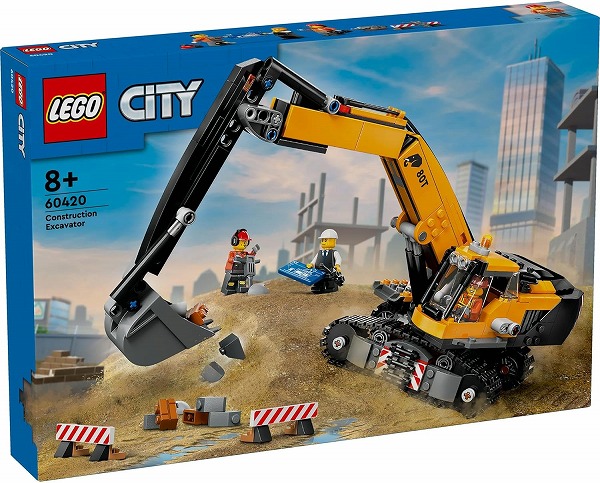 他サイト： 5702017586939:レゴ シティ きいろのショベルカー 60420【新品】 LEGO 知育玩具の商品画像