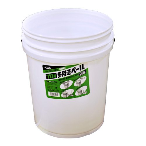 他サイト： アサヒペン プロ用多用途ペール 20L TB-7 白 【北海道・沖縄・離島配送不可】の商品画像
