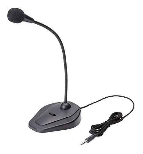 他サイト： エレコム スタンドマイク フレキシブルアーム ミュートスイッチ付き HS-MC05BK 【北海道・沖縄・離島配送不可】の商品画像