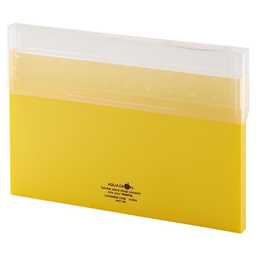 他サイト： リヒトラブ コングレスケース A4薄型 黄 A5035-5 【北海道・沖縄・離島配送不可】の商品画像