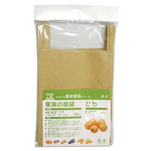 他サイト： 一色本店 果実袋びわ K-3 50マイイリ 【北海道・沖縄・離島配送不可】の商品画像