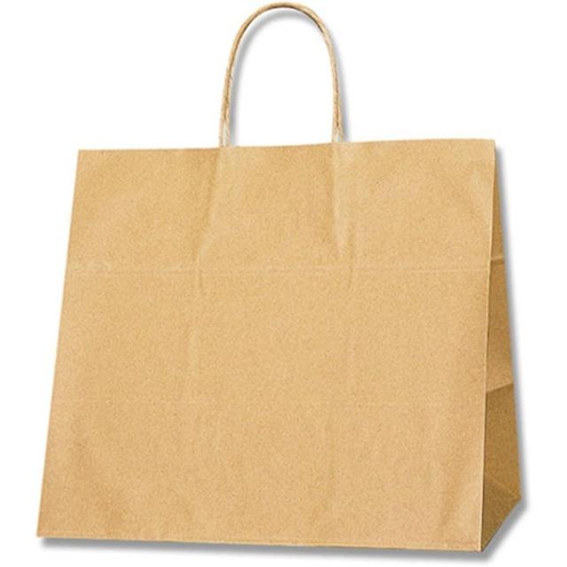 他サイト： シモジマ HEIKO 手提げ紙袋 25チャームバッグ 25CB 32-4 未晒無地 50枚 幅320×マチ200×高290mm の商品画像