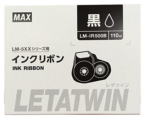 他サイト： 【メール便発送】マックス レタツイン用インクリボンカセット LM-IR500Bの商品画像