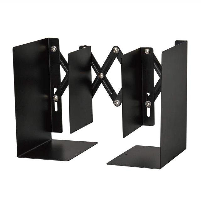 他サイト： カール事務器 ブックエンド ブックスタンド ブラック ALB-55-K 【北海道・沖縄・離島配送不可】の商品画像