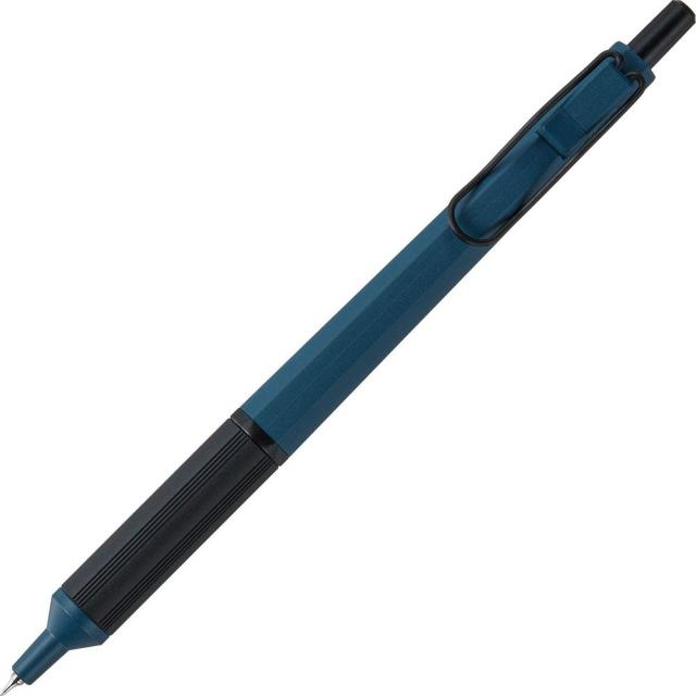 他サイト： 【メール便発送】三菱鉛筆 油性ボールペン ジェットストリーム エッジ 0.38mm インク黒 プルシアンブルー SXN10033の商品画像