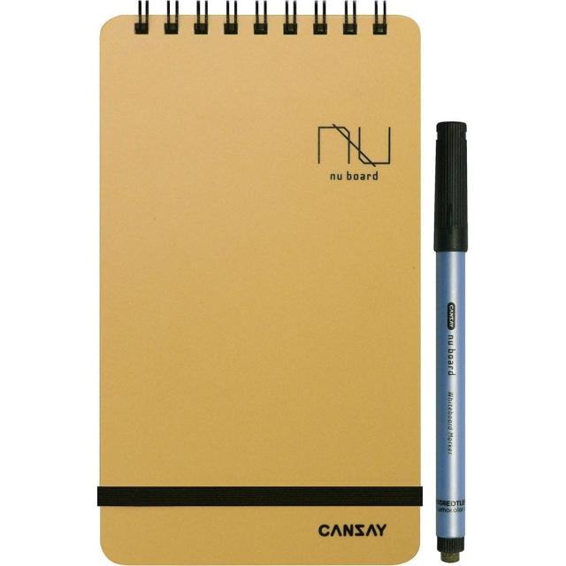 他サイト： 【メール便発送】欧文印刷 ノートタイプホワイトボード nu board 新書判 FME ファイン・マーカー・エディション NGSの商品画像