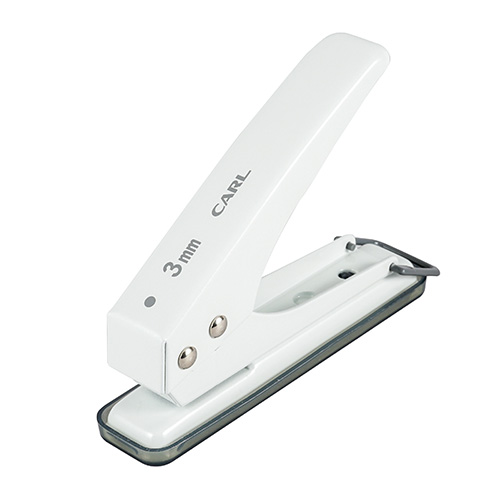 他サイト： カール事務器 1穴パンチ 穴径3mm 18枚 ホワイト SD-130-W 【北海道・沖縄・離島配送不可】の商品画像