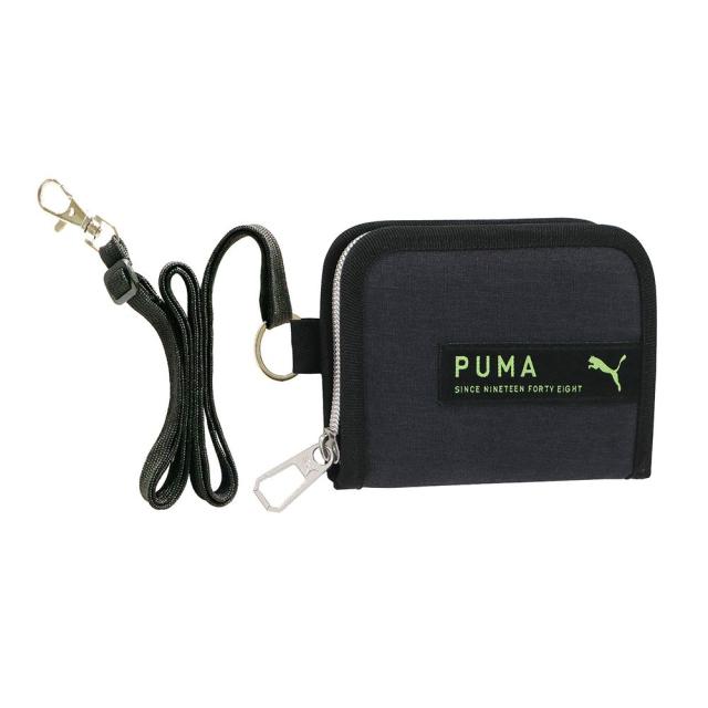 他サイト： クツワ PUMA ラウンドファスナーウォレット ブラック PM384BK 【北海道・沖縄・離島配送不可】の商品画像