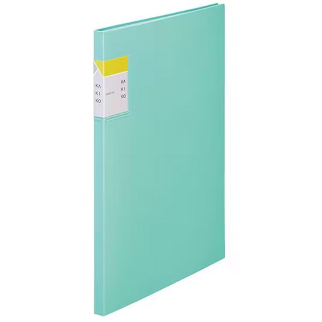 他サイト： キングジム  クリアファイル カキコ A4 タテ型 20P ミントグリーン 8632ミン 【北海道・沖縄・離島配送不可】の商品画像