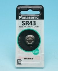 他サイト： 【メール便発送】パナソニック 酸化銀電池 SR43P 00000819の商品画像