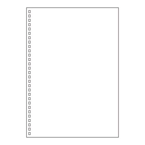 他サイト： 【メール便発送】リヒトラブ ツイストリングノートリーフ B5無地 N-1600P 00005305の商品画像