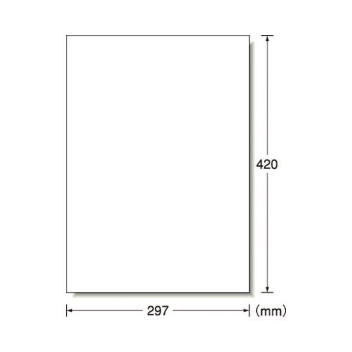 他サイト： エーワン 屋外でも使えるサインラベルシール光沢A3 31044 00012529 【北海道・沖縄・離島配送不可】の商品画像
