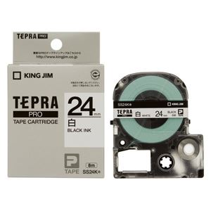 他サイト： キングジム PROテープカートリッジ・白ラベル SS24K 00020171 【北海道・沖縄・離島配送不可】の商品画像