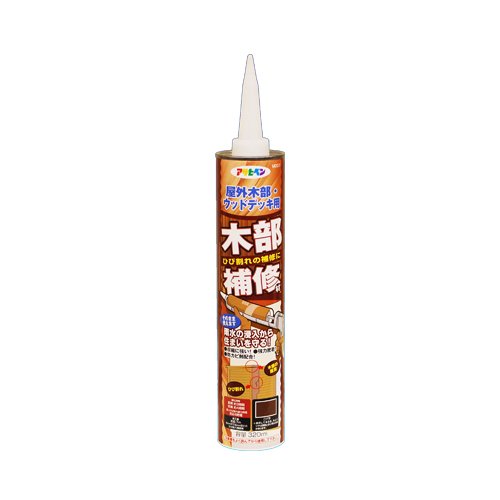 他サイト： (まとめ買い)アサヒペン 木部補修材 M001 こげ茶 320ML 〔×5〕 【北海道・沖縄・離島配送不可】の商品画像