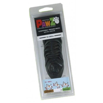 他サイト： 正規輸入品 アメリカ Pawz Dog Boots社製 ポウズ ラバー・ドッグ・ブーツ XXS Black PZBLKXX 【北の商品画像