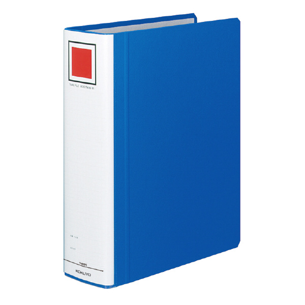 他サイト： コクヨ チューブファイル エコツインR S型 A4縦 70ミリとじ 2穴 青 フ-RT670B 【北海道・沖縄・離島配送不可】の商品画像