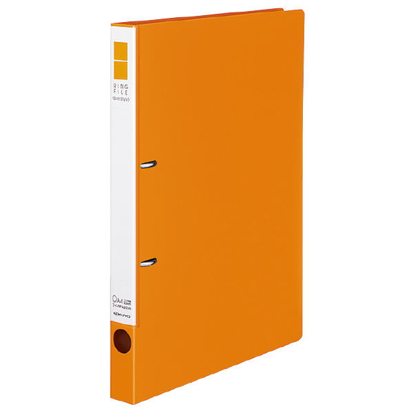 他サイト： コクヨ リングファイル スリムスタイル A4縦 内径22ミリ 2穴 オレンジ フ-URF420YR 【北海道・沖縄・離島配送不可の商品画像