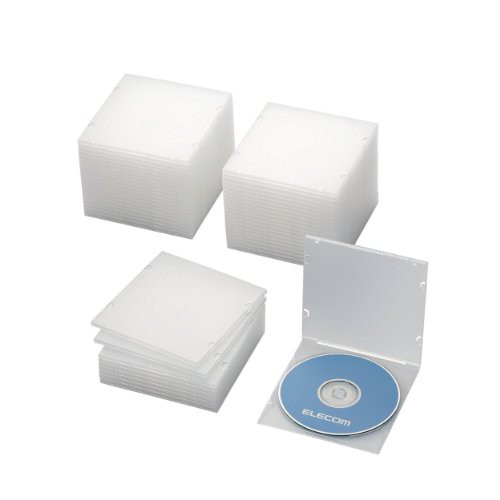 他サイト： エレコム CD/DVD/Blu-rayケース スリム  1枚収納 50パック クリア CCD-JPCS50CR 【北海道・沖縄・の商品画像