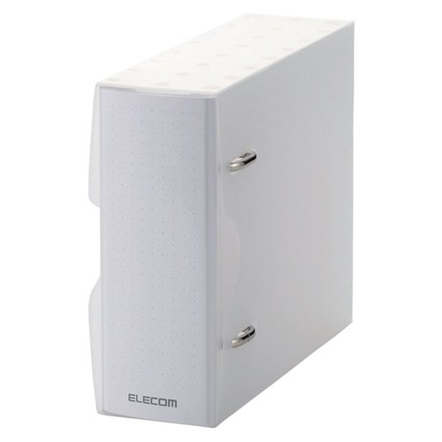 他サイト： エレコム ケース付バインダー/36枚収納/クリア CCD-BC02CR 【北海道・沖縄・離島配送不可】の商品画像