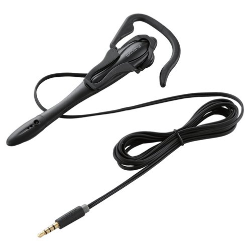 他サイト： エレコム 4極ヘッドセットマイクロフォン/イヤフック/1.8m/ブラック HS-EP13TBK 【北海道・沖縄・離島配送不可】の商品画像