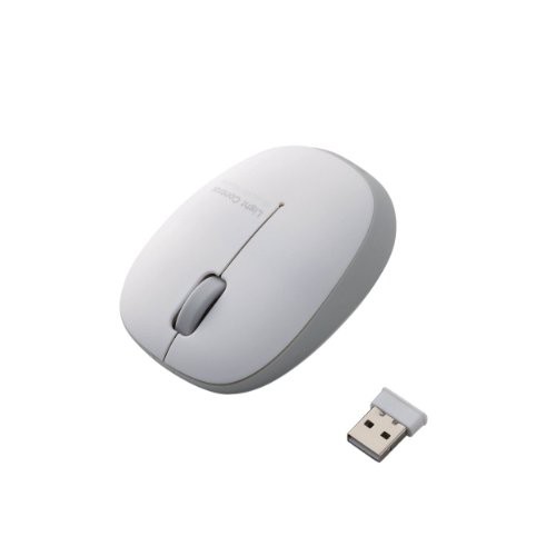 他サイト： エレコム ワイヤレスマウス BlueLED 3ボタン ふわっと軽い 小型軽量 50g シルバー M-BL20DBSV 【北海道・の商品画像
