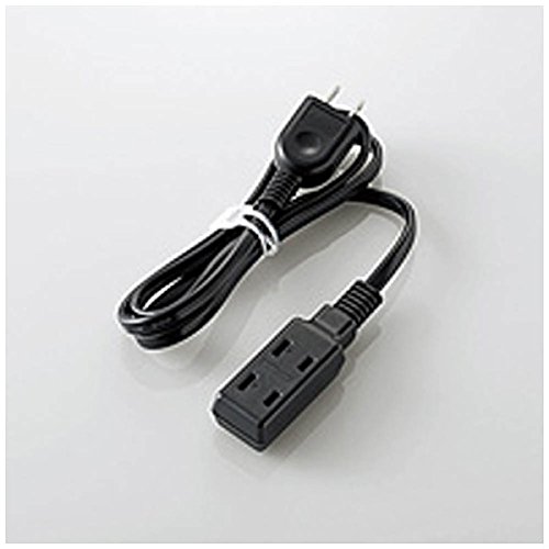 他サイト： エレコム 超小型モバイルタップ 3個口 1m ブラック T-M310BK 【北海道・沖縄・離島配送不可】の商品画像