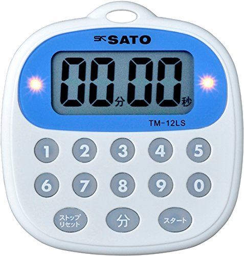 他サイト： 【メール便発送】佐藤計量器(SATO) キッチンタイマー TM-12LS 1700-42の商品画像