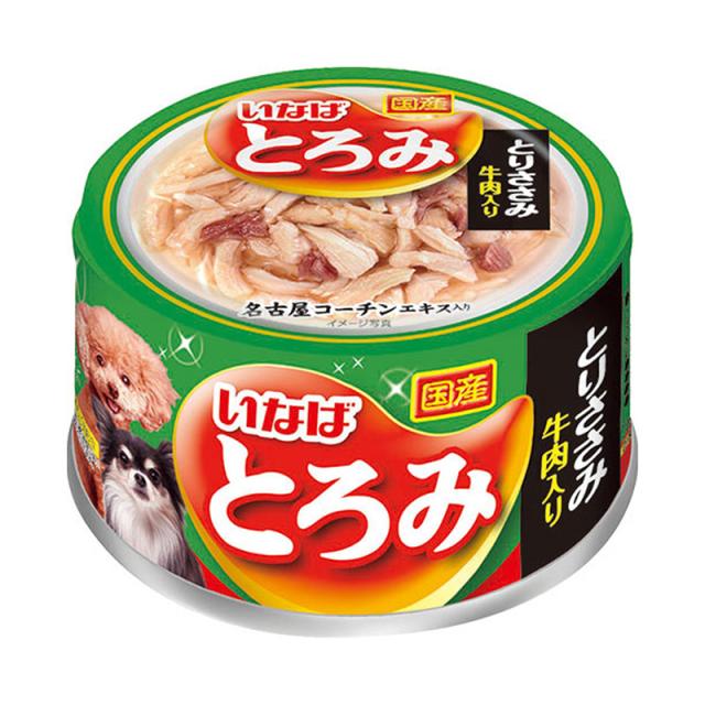 他サイト： (まとめ買い)いなばペットフード いなば とろみ とりささみ 牛肉入り 80g D-71 犬用フード 〔×24〕 【北海道・沖縄の商品画像