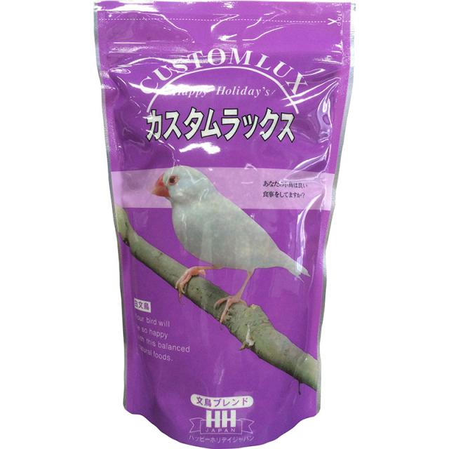 他サイト： ハッピーホリデイ カスタムラックス 文鳥ブレンド 0.83L 鳥用フード 【北海道・沖縄・離島配送不可】の商品画像
