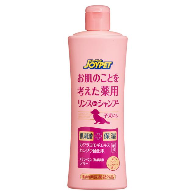 他サイト： アース・ペット JOYPET ジョイペット お肌のことを考えた薬用リンスインシャンプー ベビーパウダーの香り 300ml 犬用 の商品画像