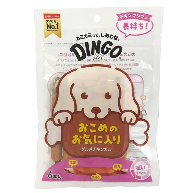 他サイト： DINGO ディンゴ グルメチキンガム 6本入 犬用おやつ 【北海道・沖縄・離島配送不可】の商品画像