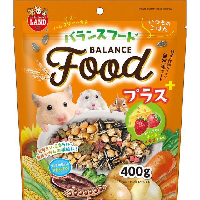 他サイト： マルカン バランスフードプラス 400g 小動物用フード 【北海道・沖縄・離島配送不可】の商品画像