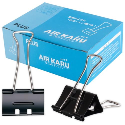 他サイト： プラス ダブルクリップ エアかる 超特大 10個入 CP-104AK 【北海道・沖縄・離島配送不可】の商品画像