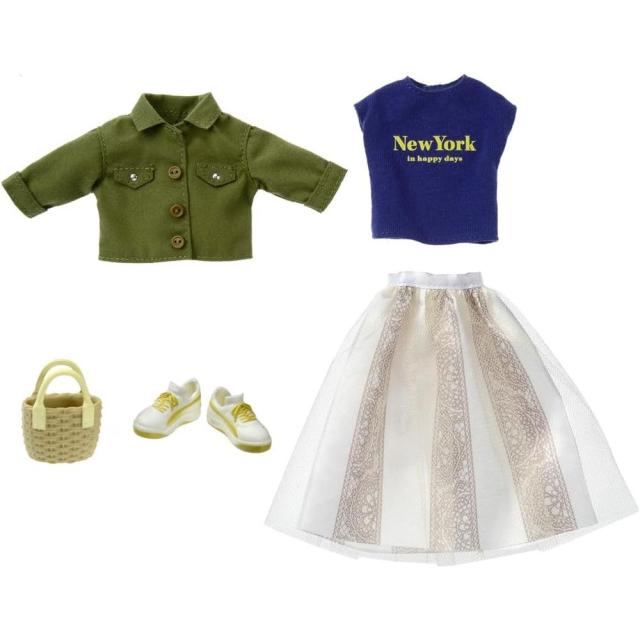 他サイト： 【メール便発送】タカラトミー リカちゃん ドレス(服のみ) LW-19 シーサイドカーキ 着せ替え おままごと おもちゃ 3歳以の商品画像