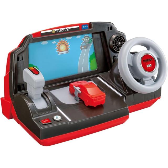 他サイト： タカラトミー トミカワールド トミカを運転!ハンドルドライバー 3歳以上 【北海道・沖縄・離島配送不可】の商品画像