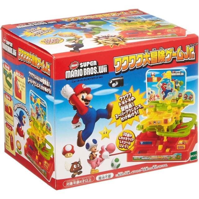 他サイト： エポック社 NewスーパーマリオブラザーズWii ワクワク大冒険ゲームJr. 6歳以上 パーティゲーム 【北海道・沖縄・離島配送の商品画像
