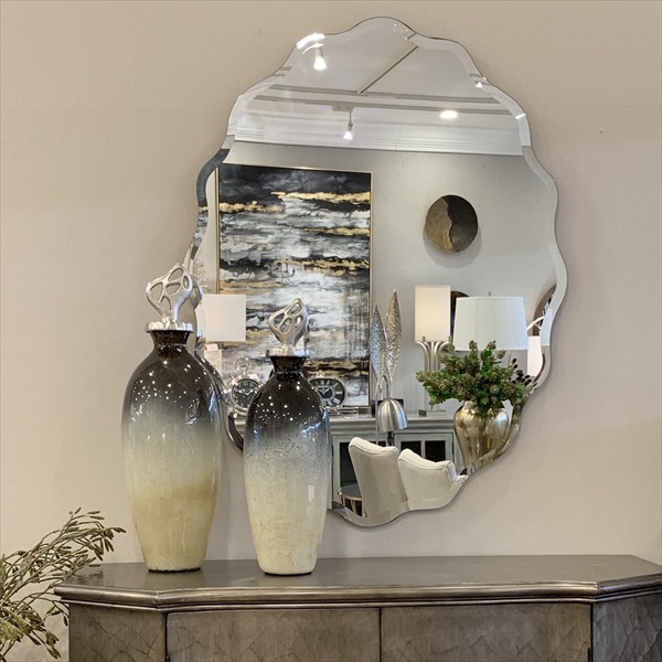 楽天市場】立てかけミラーの通販 立てかけミラー ベルベット生地