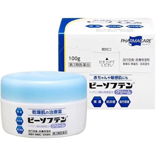 他サイト： 【第2類医薬品】ビーソフテンクリーム 100g(乾燥肌治療薬)の商品画像